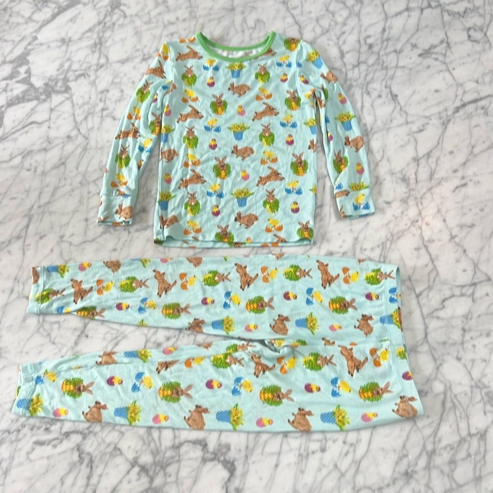 Free Birdees Bamboo Easter Bunny Pajamas Sz 4